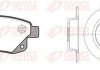 Комплект тормозов, дисковый тормозной механизм 8125201 REMSA