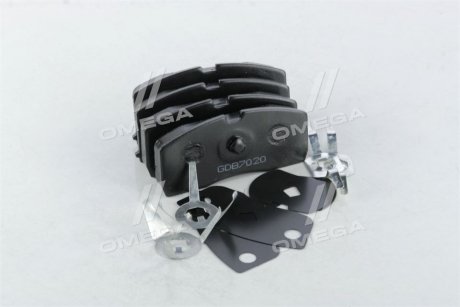 Колодка торм. диск. STANDARD GEELY CK 04- передн. (под ABS) RIDER RD.21338STD