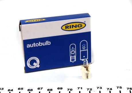 Автолампа BAX B8,3d 2 W прозрачная Ring R509TBWH