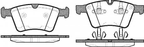 Тормозные колодки передние R19 X164/W164/251 ROADHOUSE 2137000