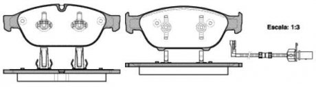 Тормозные колодки, дисковый тормоз (набор) ROADHOUSE 2144102 (фото 1)
