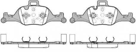 Колодки гальмівні (передні) BMW 5 (G30) 530/540i 16- (Teves) ROADHOUSE 21740.00 (фото 1)