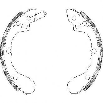 Гальмівні колодки (набір) ROADHOUSE 406000