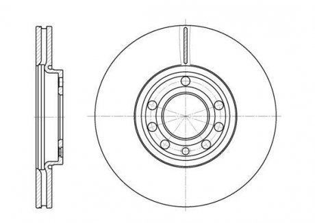 Тормозной диск ROADHOUSE 668910 (фото 1)