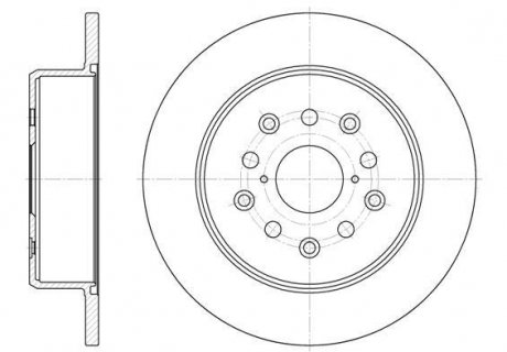 Гальмівний диск ROADHOUSE 675200