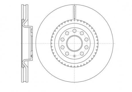 Тормозной диск ROADHOUSE 679110 (фото 1)