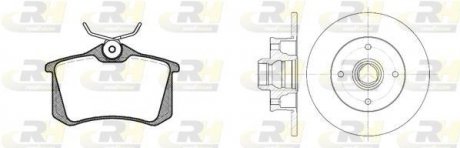 Комплект тормозов, дисковый тормозной механизм ROADHOUSE 8263.02 (фото 1)