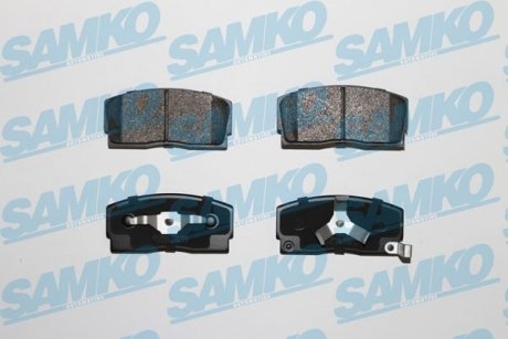 Тормозные колодки, дисковый тормоз (набор) SAMKO 5SP055