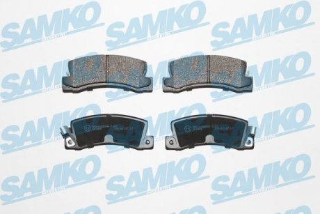 Тормозные колодки, дисковый тормоз (набор) SAMKO 5SP061