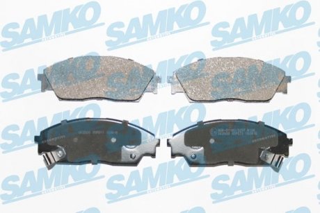 Тормозные колодки перед. дисковые Honda Civic/Civic CRX/Civic Shuttle/Prelude SAMKO 5SP071 (фото 1)