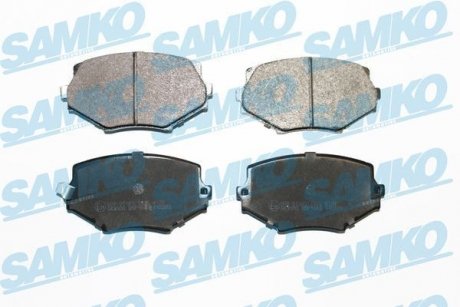 Тормозные колодки, дисковый тормоз (набор) SAMKO 5SP1043