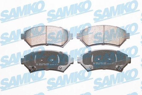 Тормозные колодки, дисковый тормоз (набор) SAMKO 5SP1054