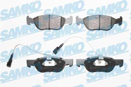 Тормозные колодки, дисковый тормоз (набор) SAMKO 5SP1076