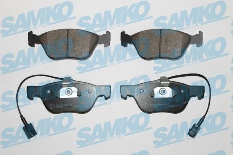 Тормозные колодки, дисковый тормоз (набор) SAMKO 5SP1084