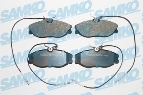 Тормозные колодки, дисковый тормоз (набор) SAMKO 5SP1104