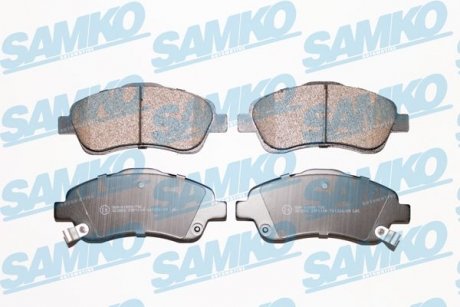 Тормозные колодки, дисковый тормоз (набор) SAMKO 5SP1114