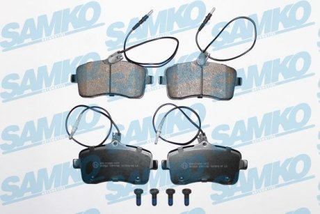 Тормозные колодки, дисковый тормоз (набор) SAMKO 5SP1196