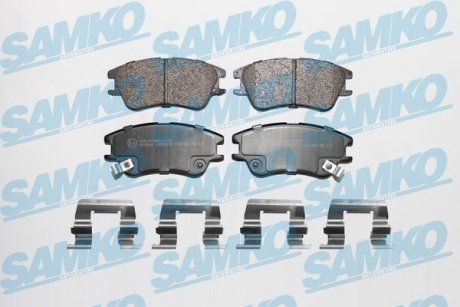 Тормозные колодки, дисковый тормоз (набор) SAMKO 5SP1212