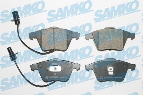 Тормозные колодки, дисковый тормоз (набор) SAMKO 5SP1230 (фото 1)