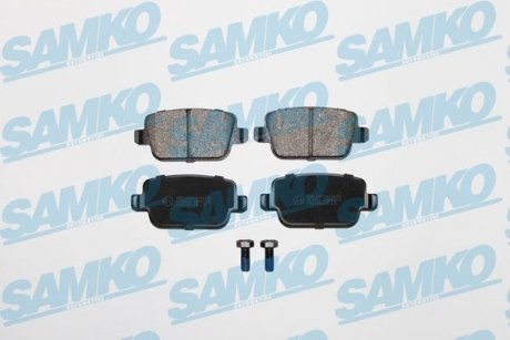 Тормозные колодки, дисковый тормоз (набор) SAMKO 5SP1272 (фото 1)