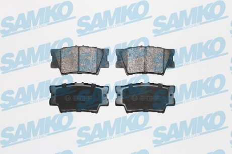 Тормозные колодки, дисковый тормоз (набор) SAMKO 5SP1281