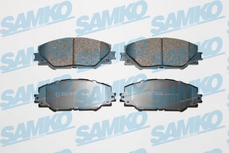 Тормозные колодки, дисковый тормоз (набор) SAMKO 5SP1282