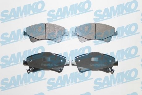 Тормозные колодки дисковые перед. Toyota Auris 1,4 D-4D 07- SAMKO 5SP1313