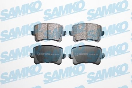 Тормозные колодки, дисковый тормоз (набор) SAMKO 5SP1390 (фото 1)