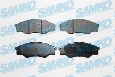 Тормозные колодки, дисковый тормоз (набор) SAMKO 5SP1452 (фото 1)