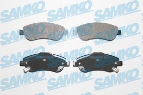 Тормозные колодки, дисковый тормоз (набор) SAMKO 5SP1456 (фото 1)