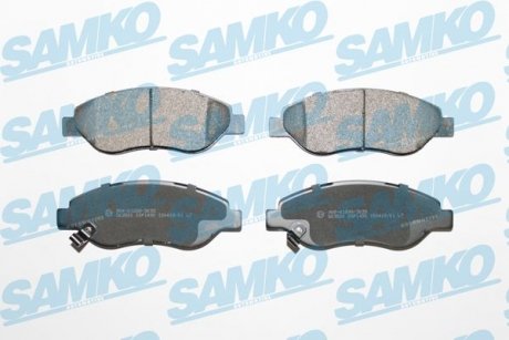 Тормозные колодки, дисковый тормоз (набор) SAMKO 5SP1490