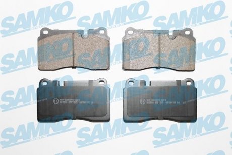 Тормозные колодки, дисковый тормоз (набор) SAMKO 5SP1505