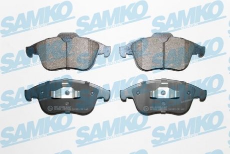 Комплект дисковых тормозных колодок. MEGANE III SAMKO 5SP1534 (фото 1)