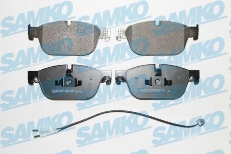 Тормозные колодки, дисковый тормоз (набор) SAMKO 5SP1561A (фото 1)