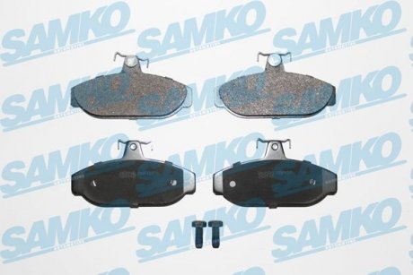 Тормозные колодки, дисковый тормоз (набор) SAMKO 5SP157