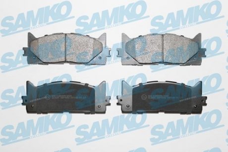 Тормозные колодки, дисковый тормоз (набор) SAMKO 5SP1593