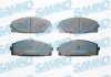 Тормозные колодки, дисковый тормоз (набор) SAMKO 5SP1595 (фото 1)