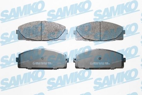 Тормозные колодки, дисковый тормоз (набор) SAMKO 5SP1595