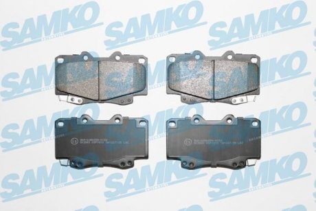 Тормозные колодки, дисковый тормоз (набор) SAMKO 5SP1610