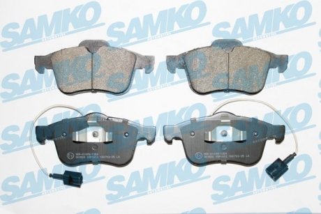 Тормозные колодки, дисковый тормоз (набор) SAMKO 5SP1612