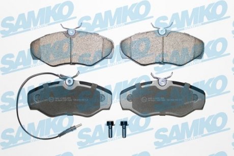 Тормозные колодки, дисковый тормоз (набор) SAMKO 5SP1660