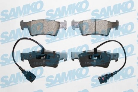 Тормозные колодки, дисковый тормоз (набор) SAMKO 5SP1667