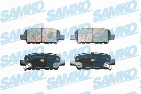 Колодки гальмівні KOLEOS QASHQAI SAMKO 5SP1839