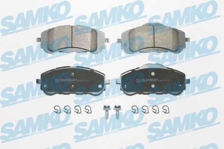 Колодки тормозные P308 13- 283mm SAMKO 5SP1845