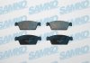 Тормозные колодки, дисковый тормоз (набор) SAMKO 5SP213 (фото 1)