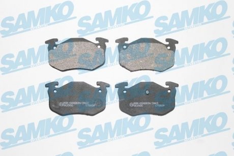 Тормозные колодки, дисковый тормоз (набор) SAMKO 5SP275