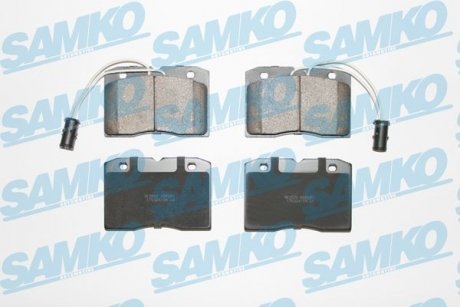 Тормозные колодки, дисковый тормоз (набор) SAMKO 5SP281