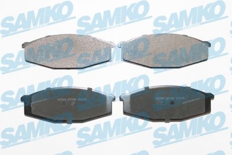 Тормозные колодки, дисковый тормоз (набор) SAMKO 5SP289