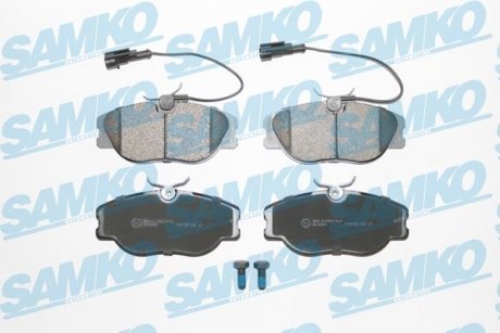 Тормозные колодки, дисковый тормоз (набор) SAMKO 5SP344