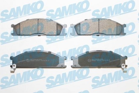 Тормозные колодки, дисковый тормоз (набор) SAMKO 5SP378